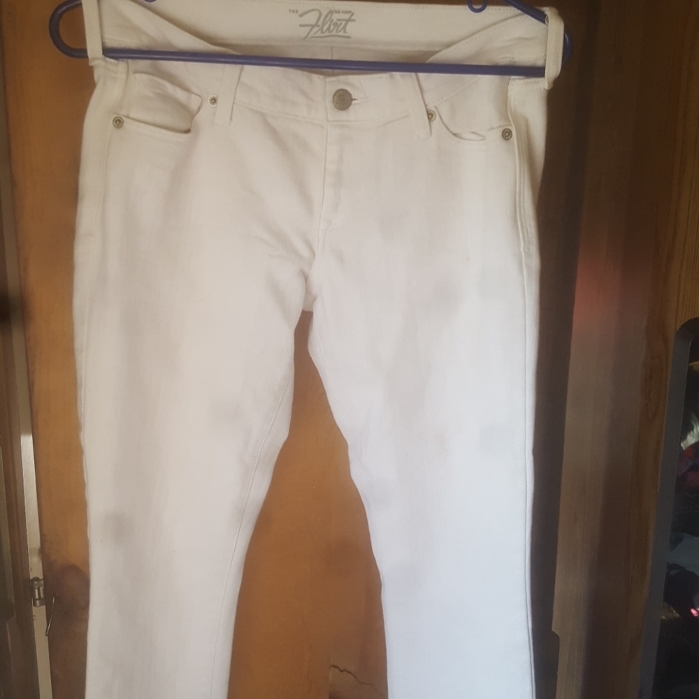 Old navy white skinny jeans